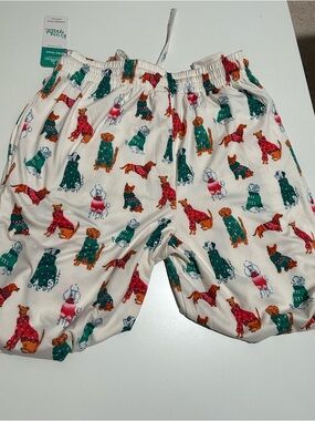 Krissy Mast Dog Print Lounge Pajama Pants Size M NWT 2025